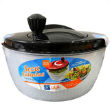 Centrífuga De Salada Secador Verduras Manual 4 Litros