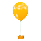 Centro De Mesa Cachepô Com Suporte P/ 1 Balão -kit C/ 5unid.