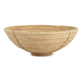 Centro De Mesa Em Fibra Natural Mart 35cm