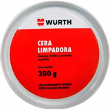 Cera Automotiva Wurth Limpadora Carnaúba Premium 200g