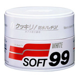 Cera Carnaúba Carros Brancos - 350g Soft99 White Wax Cleaner