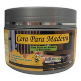 Cera De Abelha Para Madeira Mdf Deck Tabua Brilho 250g