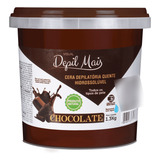 Cera Depilatória Depil Mais Chocolate Hidrossolúvel 1,3kg