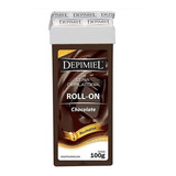 Cera Depilatória Roll-on Chocolate Depimiel 100g