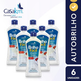 Cera Liquida Limpadora Para Pisos Casa Brilho 750ml - 6 Un.