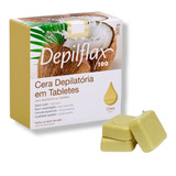 Cera Quente Depilatória Elástica Depilflax Coco 500g