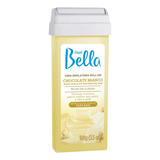 Cera Roll-on Depilatória Chocolate Branco Depil Bella 100g