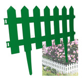 Cerca Decorativa Jardim Ingles Verde Kit 12 Cerquinhas Tela