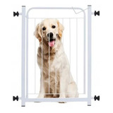 Cerca Grade P/ Porta Portão Pet Cães 78/92cm C/extensor 10 