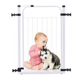 Cerca Grade P/ Porta Portão Pressão Pet Cães Criança 70/89cm