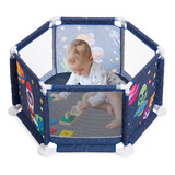 Cercadinho Infantil Chiqueiro Portátil Playpen Azul Maxibaby
