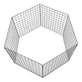 Cercadinho Móvel Pet Cachorro Gato 6 Telas Aramada 60x120 Cm