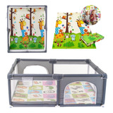 Cercadinho Tela Proteção Baby Playpen 180x150 Msp Kids 