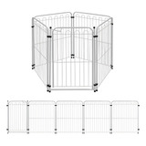 Cercado Cachorro Pet Cercadinho 4 Modulos+portao 334x82cm