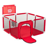 Cercado Chiqueirinho Playpen Infantil Criança Bebe C/ Cesta