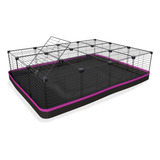 Cercado Para Hamster Mini Coelho Roedores 90x120 Com Bandeja