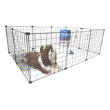 Cercado Pet Cercadinho 40x40 Cachorro 10 Telas + Conectivo
