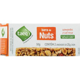 Cereal Em Barra Sementes E Sal Rosa Taeq Nuts 50g - 2 Und