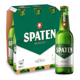Cerveja Alemã Spaten Puro Malte Munich Helles Garrafa 355ml