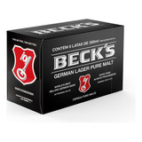 Cerveja Beck's Puro Malte Lata 350ml - Pack Com 8 Unidades