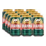 Cerveja Brahma Malzbier Lata 350ml - 12 Unidades