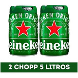 Cerveja Heineken Kit 02 Barril (5 L) 10 Litros Chopp Lager