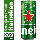 Cerveja Heineken Lager Lata 269ml