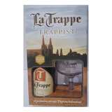 Cerveja La Trappe Importada Holanda Kit Garrafa 750ml E Taça