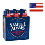 Cerveja Lager Premium Samuel Adams Garrafa Kit 6 Unidade Eua
