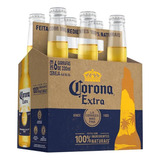 Cerveja Mexicana Corona Garrafa 330ml Com 6 Unidades
