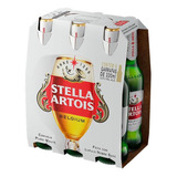 Cerveja Puro Malte Stella Artois Garrafa 330ml Com 6 Uni