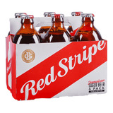 Cerveja Red Stripe Lager 330ml - Pack Com 6 Unid