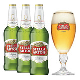 Cerveja Stella Artois 330ml 3 Unidades