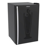 Cervejeira Venax Black 100l Com Led Azul Preto Fosco 110v