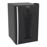 Cervejeira Venax Black 100l Com Led Azul Preto Fosco 220v Cor Preta