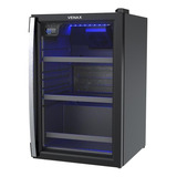 Cervejeira Visa Venax 100 Litros Blue Light Preto Fosco 110v