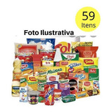 Cesta Básica Completa- 59 Itens ( Produtos Bons) *envio Imed