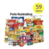 Cesta Básica Completa- 59 Itens ( Produtos Bons) *envio Imed