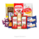 Cesta Básica De Alimentos Completa 12 Itens Super Econômica
