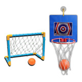 Cesta De Basquete + Futebol Infantil