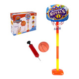 Cesta De Basquete Infantil Com Pedestal Com Bola E Inflador