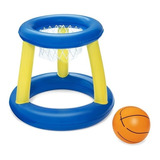 Cesta De Basquete Inflável Para Piscina Infantil