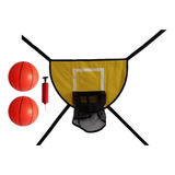 Cesta De Basquete Para Trampolim, Acessório De 2 Bolas