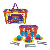 Cesta Pic Nic Pique Nic Mania Maria Clara Jp Brinquedo Elka