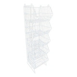 Cesto Expositor Modelo Baby 0,30cm X 1,17cm Branco