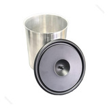 Cesto Lixeira Pia Cozinha Embutir 8 Litros Inox 304 Preto