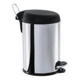 Cesto Lixo Lixeira Pedal Inox Banheiro Escritório 6 Litros