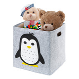 Cesto Organizador Multiuso Infantil Dobrável Porta Brinquedo