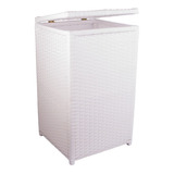Cesto Roupa Suja Roupeiro 100lt Fibra Sintética 40x40x70