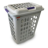 Cesto-balde Organizador P/roupa Suja-limpa Multiuso C/tampa